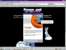 A screenshot of the Foxee Microsoft Agent running in the Mozilla Firefox browser