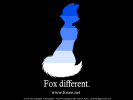 A small preview image of the "Fox Different" desktop wallpaper